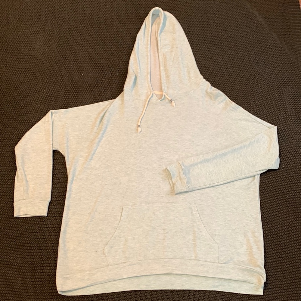Tresics Light Blue Hooded Pullover